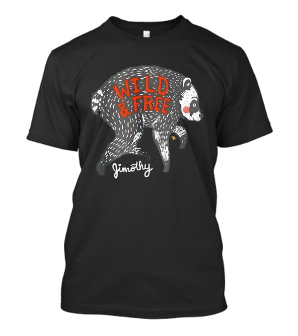 Jimothy Raccoon Wild & Free Festival 2026 T-Shirt