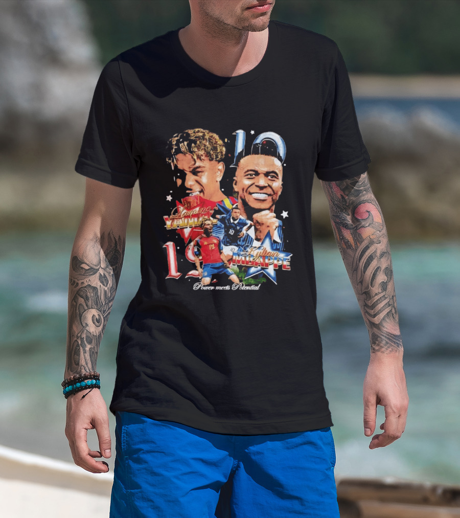 Lamine Yamal Kylian Mbappe 10 Power Meets Potential 19 T-Shirt