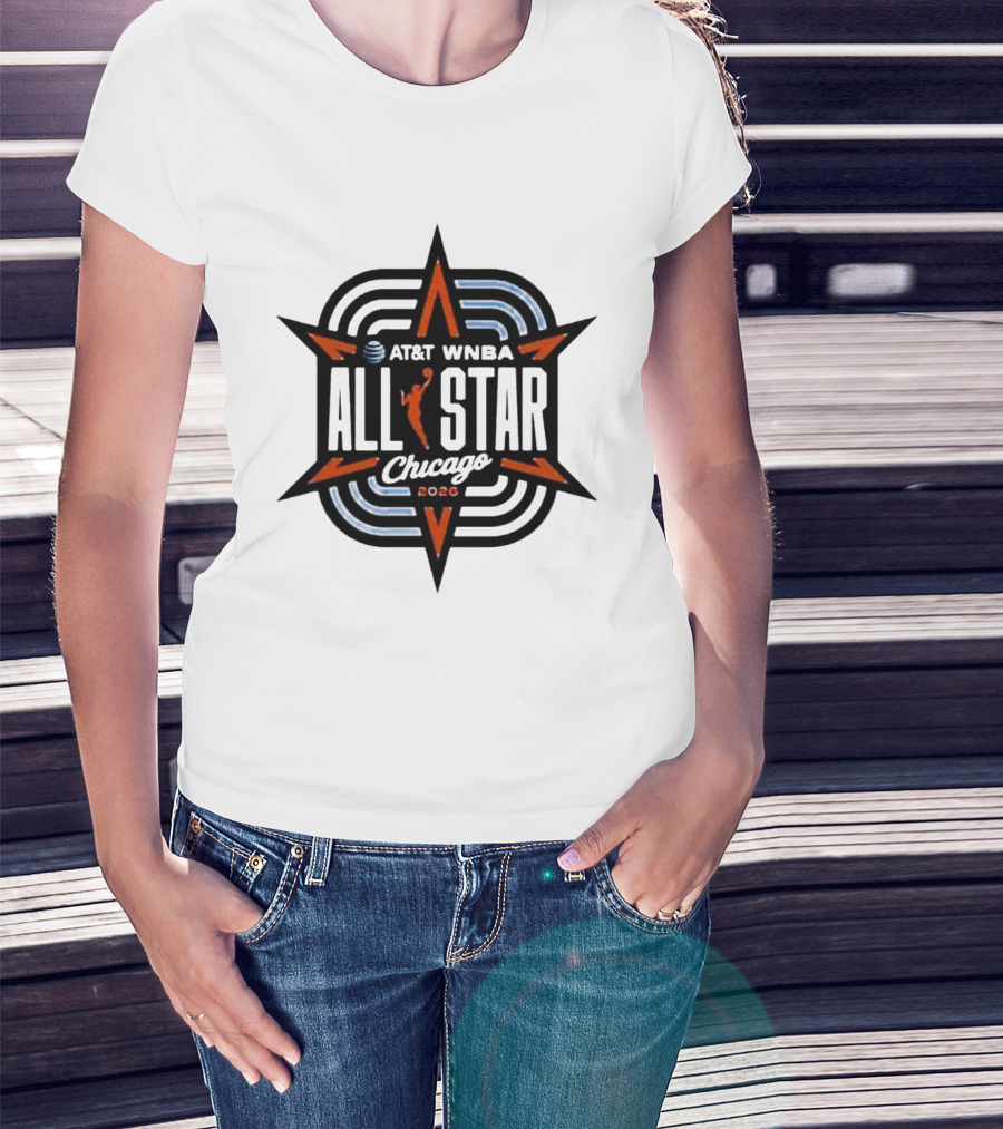 AT&T WNBA All Star Chicago 2026 Event At United Center T-Shirt