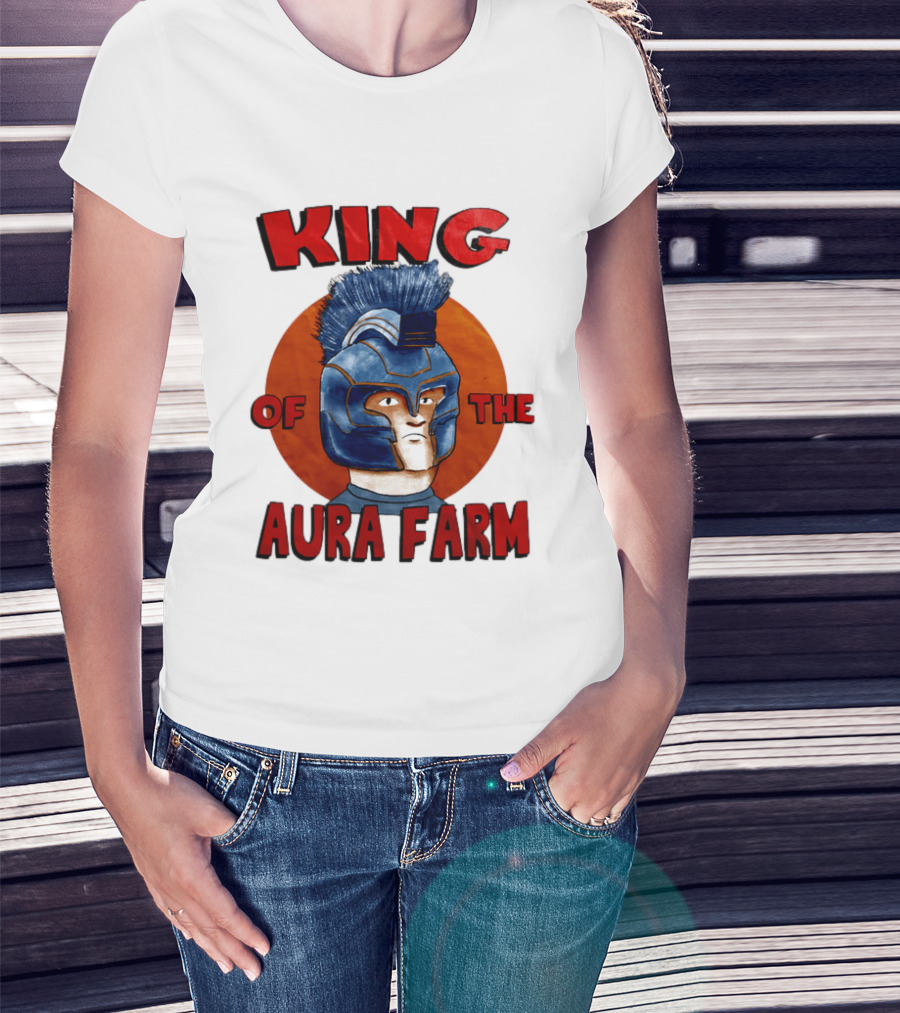 King Of The Aura Farm Hank Hill Helmet Warrior T-Shirt