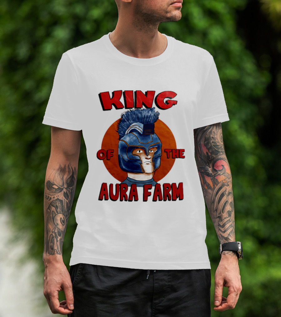 King Of The Aura Farm Hank Hill Helmet Warrior T-Shirt