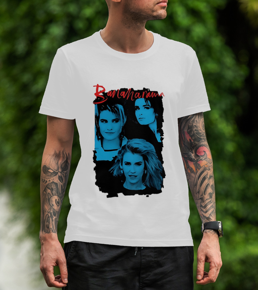Bananarama True Confessions Album Cover Retro Blue T-Shirt