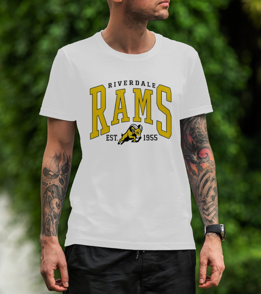 Riverdale Rams Est 1955 Yellow Ram T-Shirt