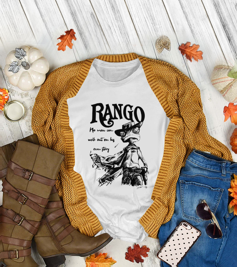 Rango He Who Walks Out Cowboy T-Shirt
