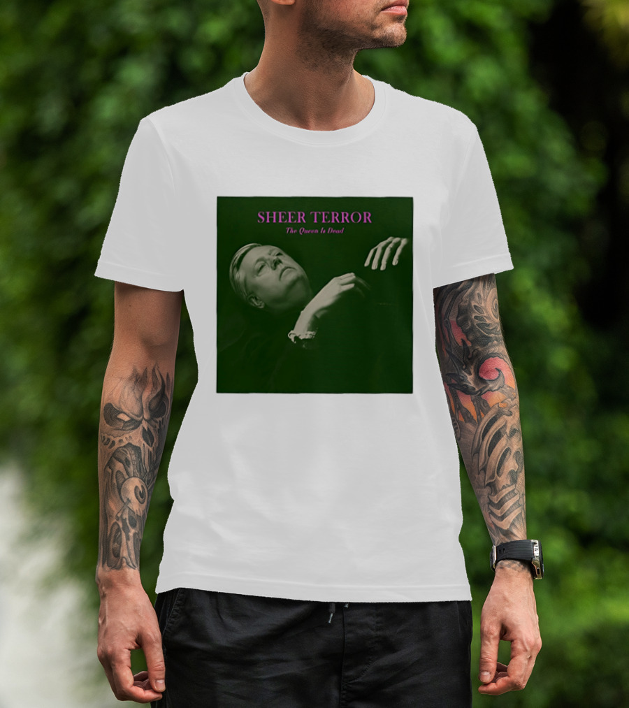 Sheer Terror The Queen Is Dead Punk Album Cover T-Shirt