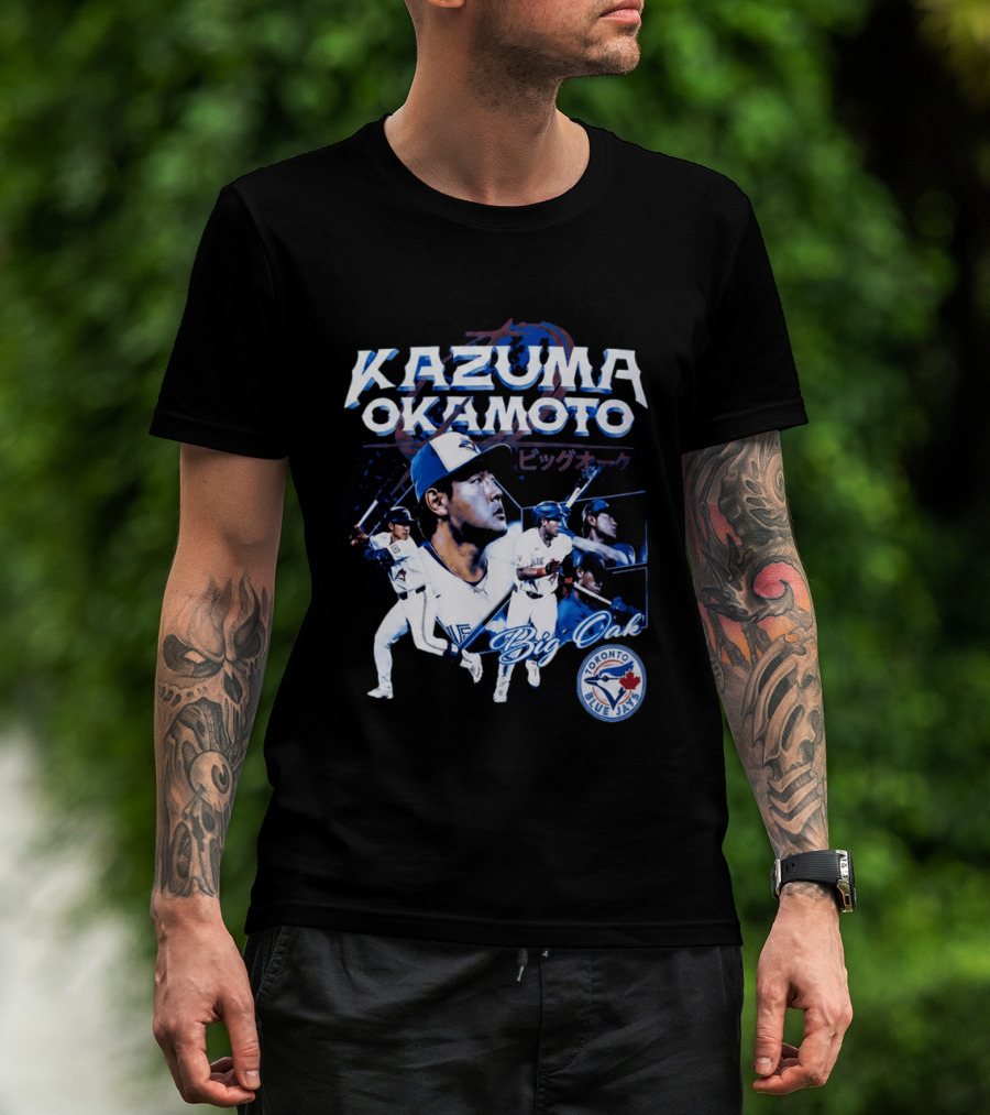 Kazuma Okamoto Big Oak Toronto Blue Jays T-Shirt