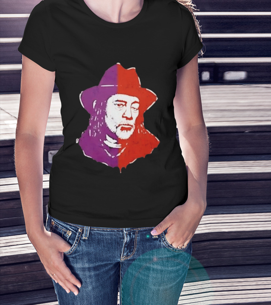 Willie Nelson Face Pop Art Style Cowboy Hat T-Shirt