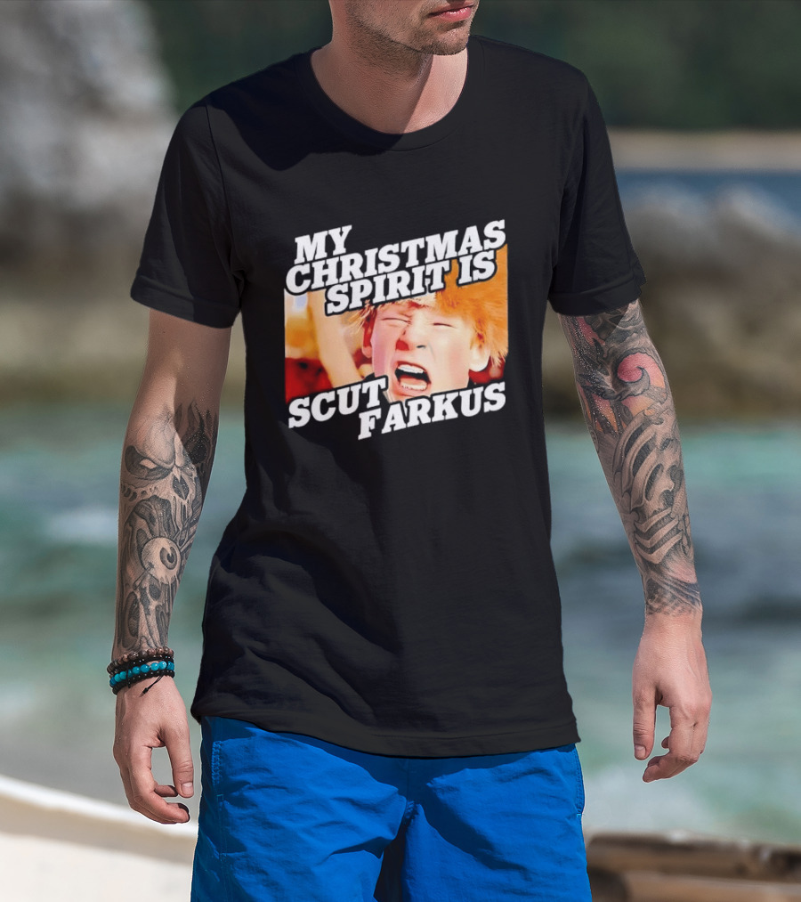 A Christmas Story My Christmas Spirit Is Scut Farkus T-Shirt