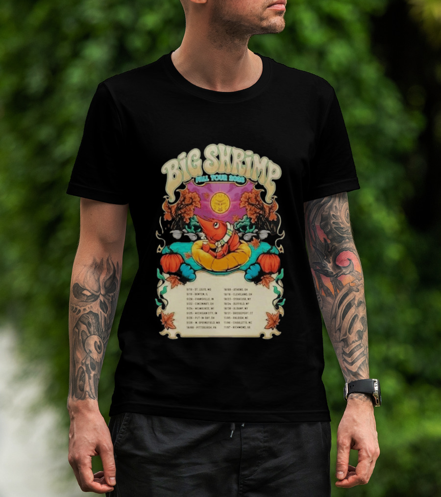 Big Shrimp Fall Tour 2026 Dates T-Shirt