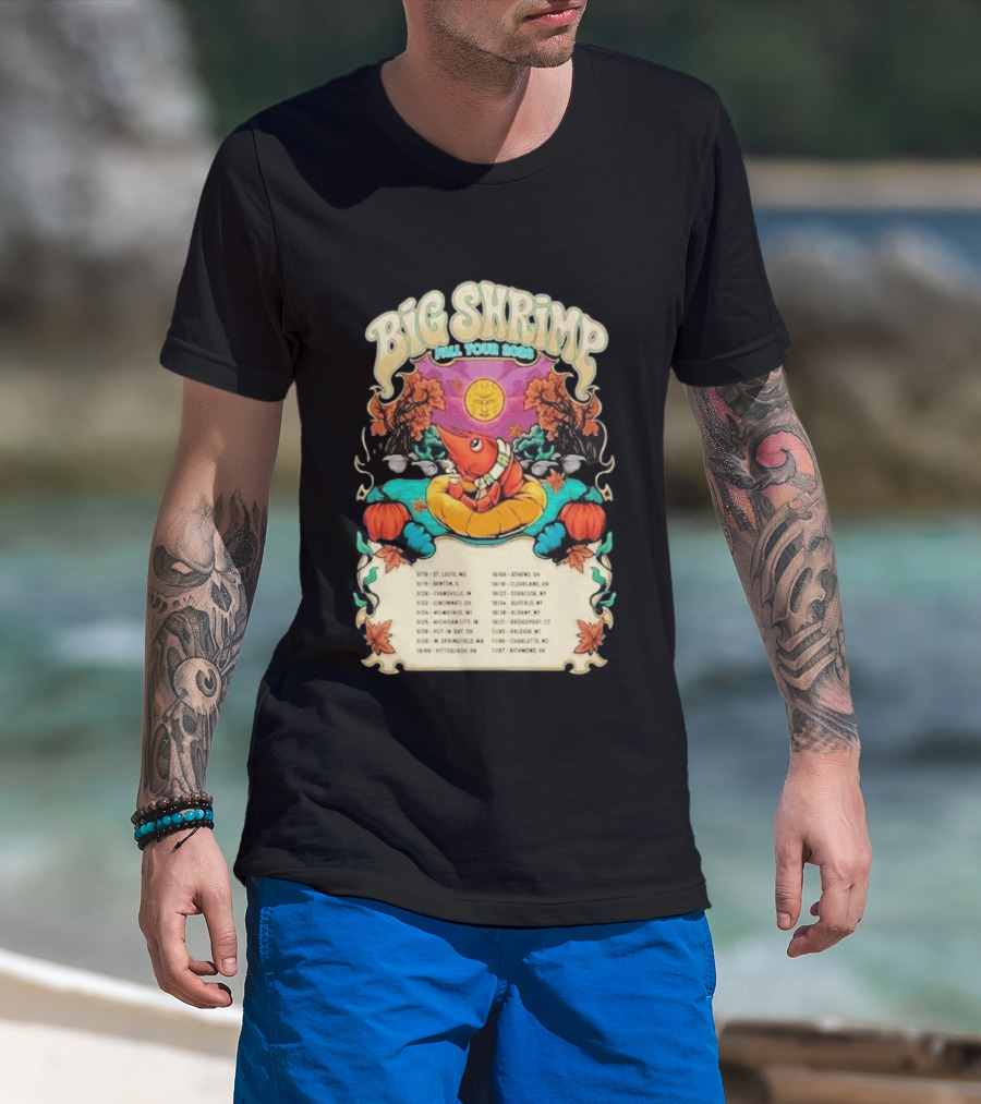 Big Shrimp Fall Tour 2026 Dates T-Shirt