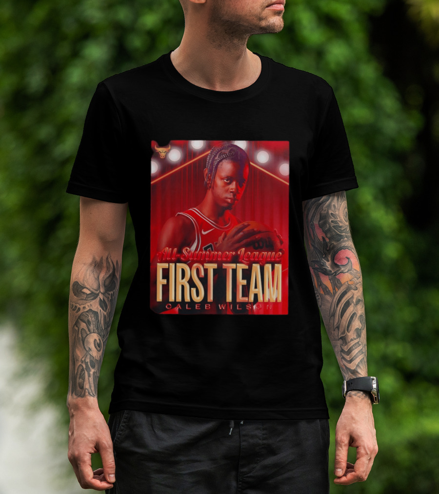 All Summer League First Team Caleb Wilson Basketball 2026 T-Shirt