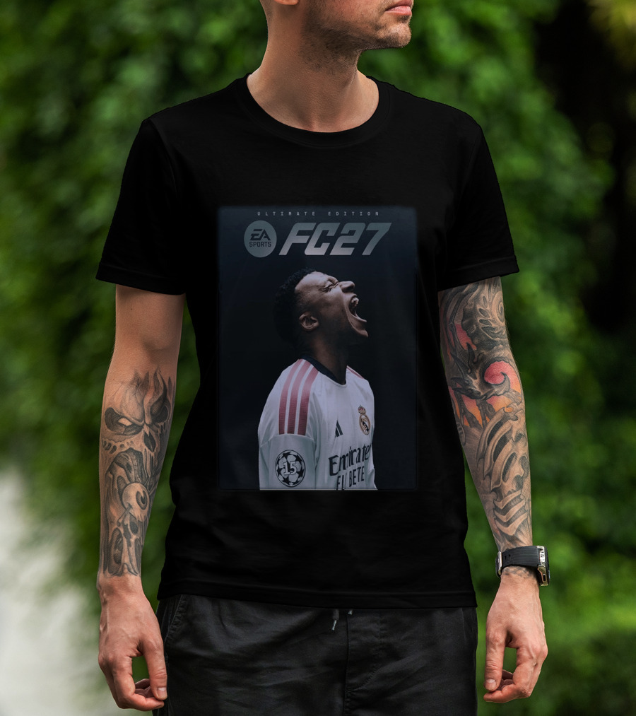 EA Sports FC 27 Ultimate Edition Kylian Mbappé Real Madrid Fútbol Club 2023 T-Shirt