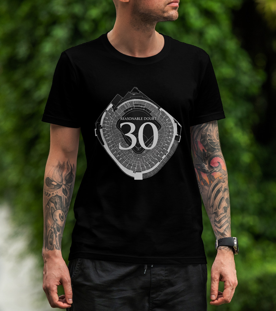 Reasonable Doubt 30 Stadium Concert Tour Commemorative T-Shirt