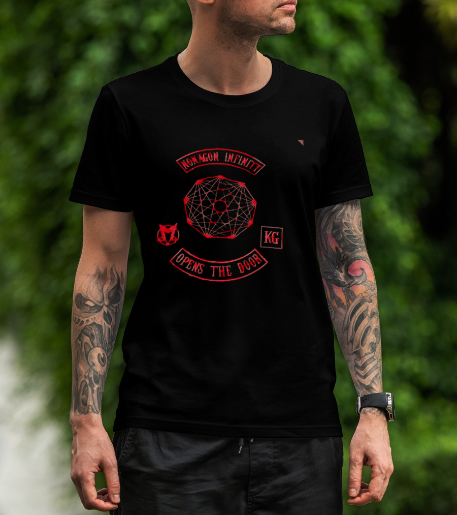 Nonagon Infinity Opens The Door KG Lizard Wizard T-Shirt