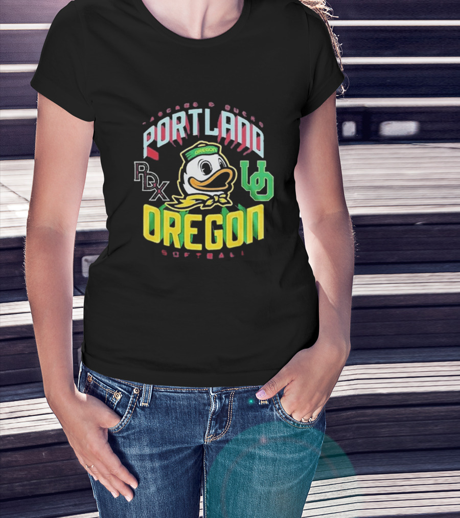 Portland PDX Cascade Ducks Oregon Softball 2026 T-Shirt