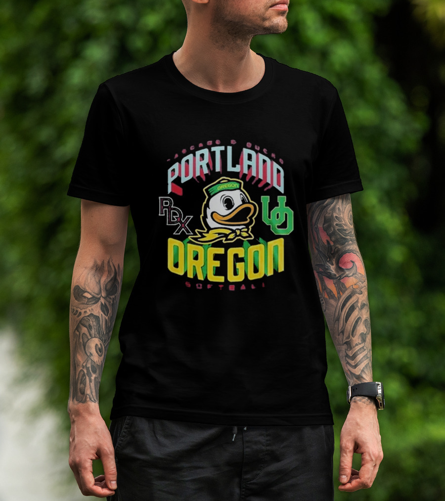 Portland PDX Cascade Ducks Oregon Softball 2026 T-Shirt