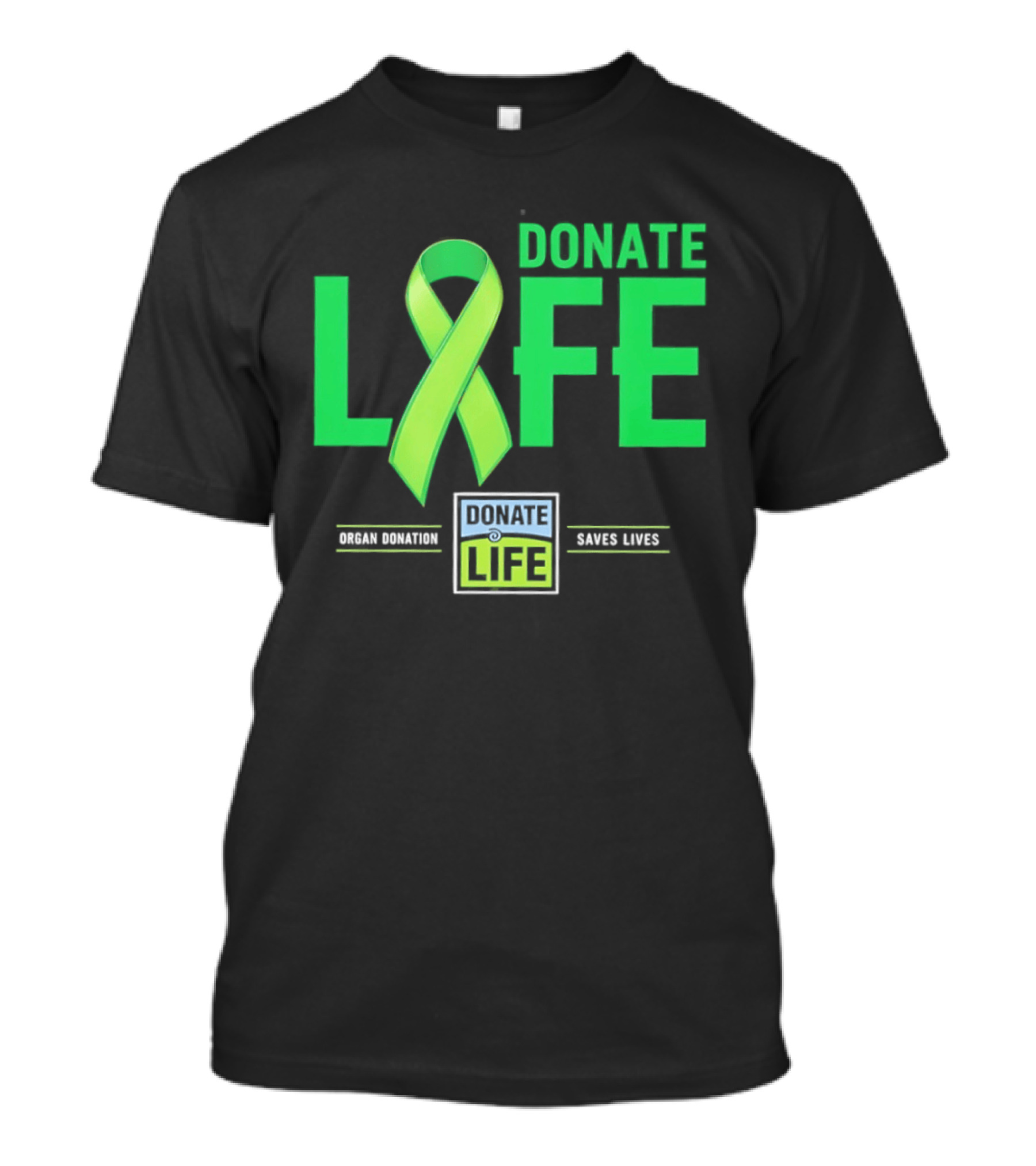 Donate Life Ribbon Organ Donation Saves Lives T-Shirt