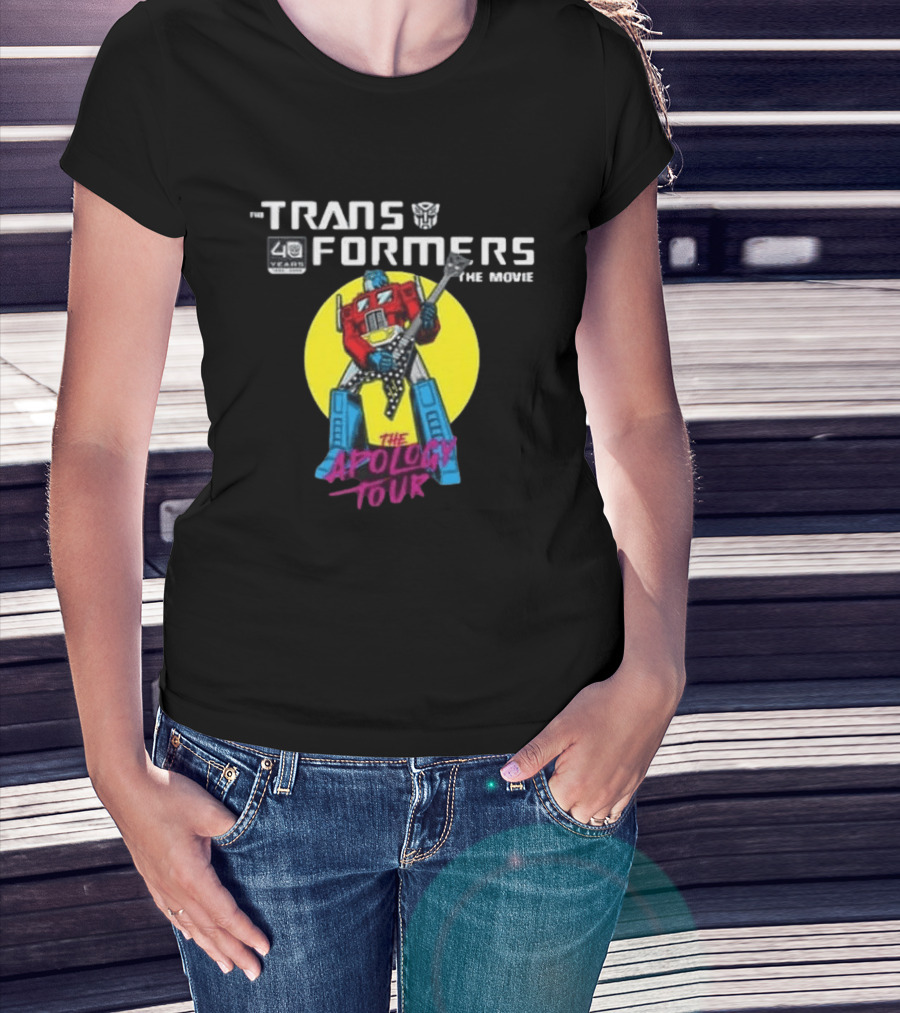 Transformers The Movie 40 Years The Apology Tour 2026 Celebration Of Life Concert House Of Blues July 23 San Diego California T-Shirt