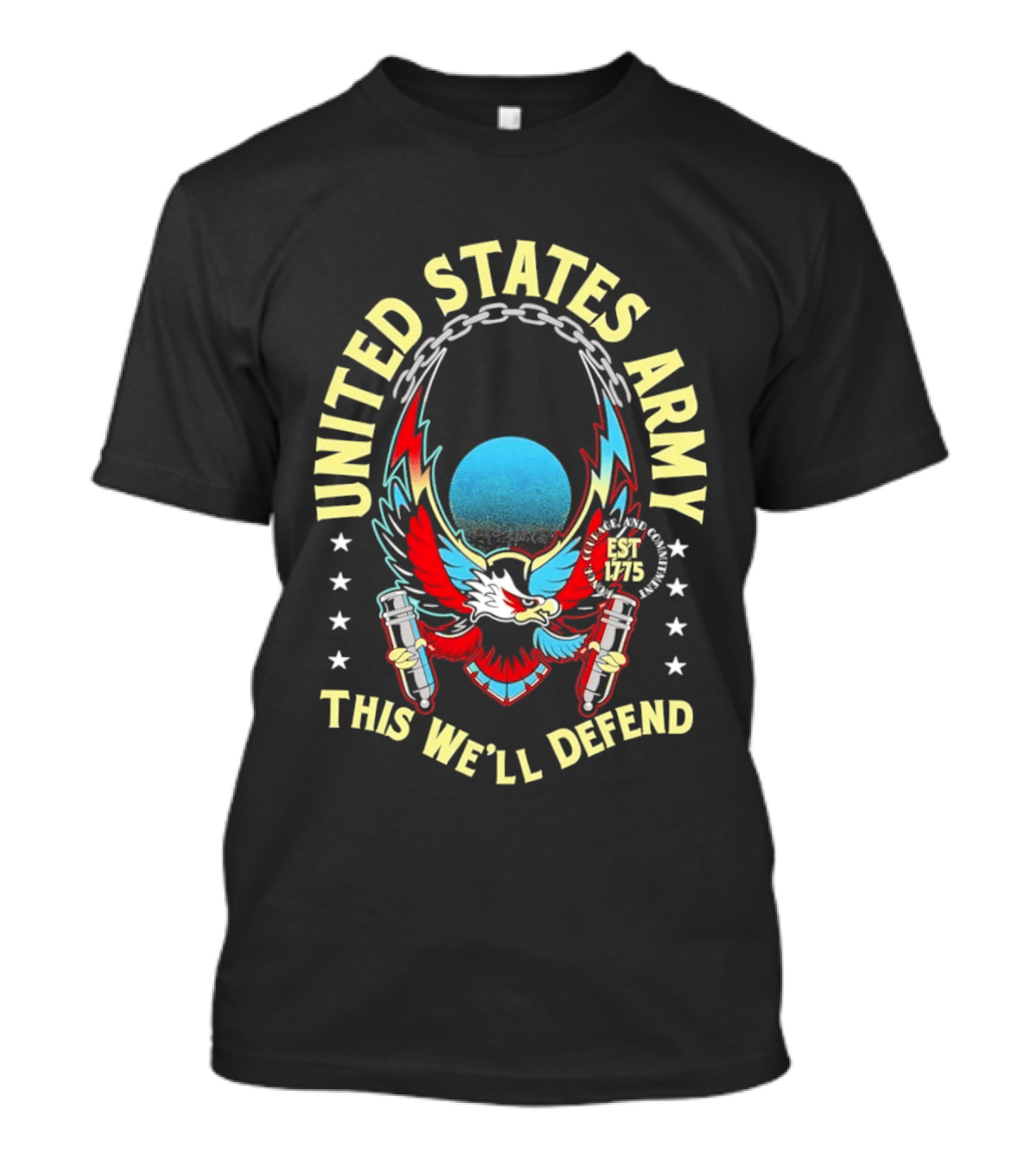 United States Army This We'll Defend Eagle Est 1775 T-Shirt