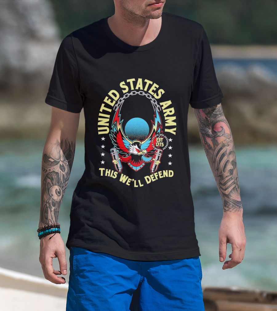 United States Army This We'll Defend Eagle Est 1775 T-Shirt