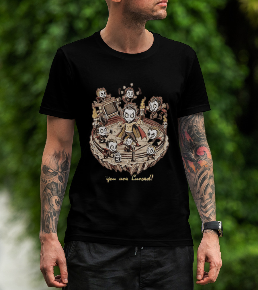 Vampire Ring Leader Performers You Are Cursed Ensemble With Miniature Creatures T-Shirt