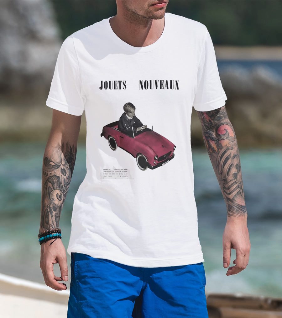 Jouets Nouveaux Vintage Car Child Paris Image T-Shirt
