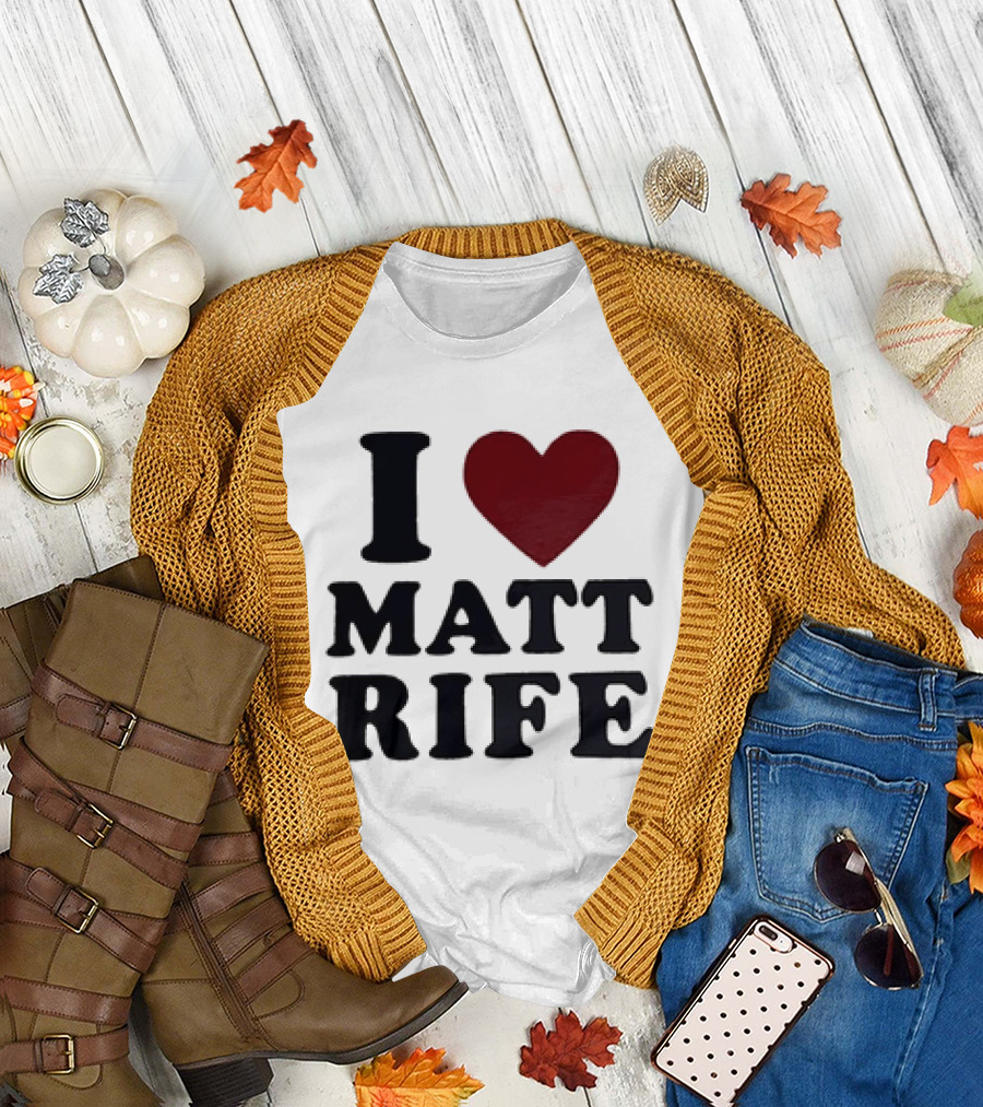 I Love Matt Rife Heart T-Shirt