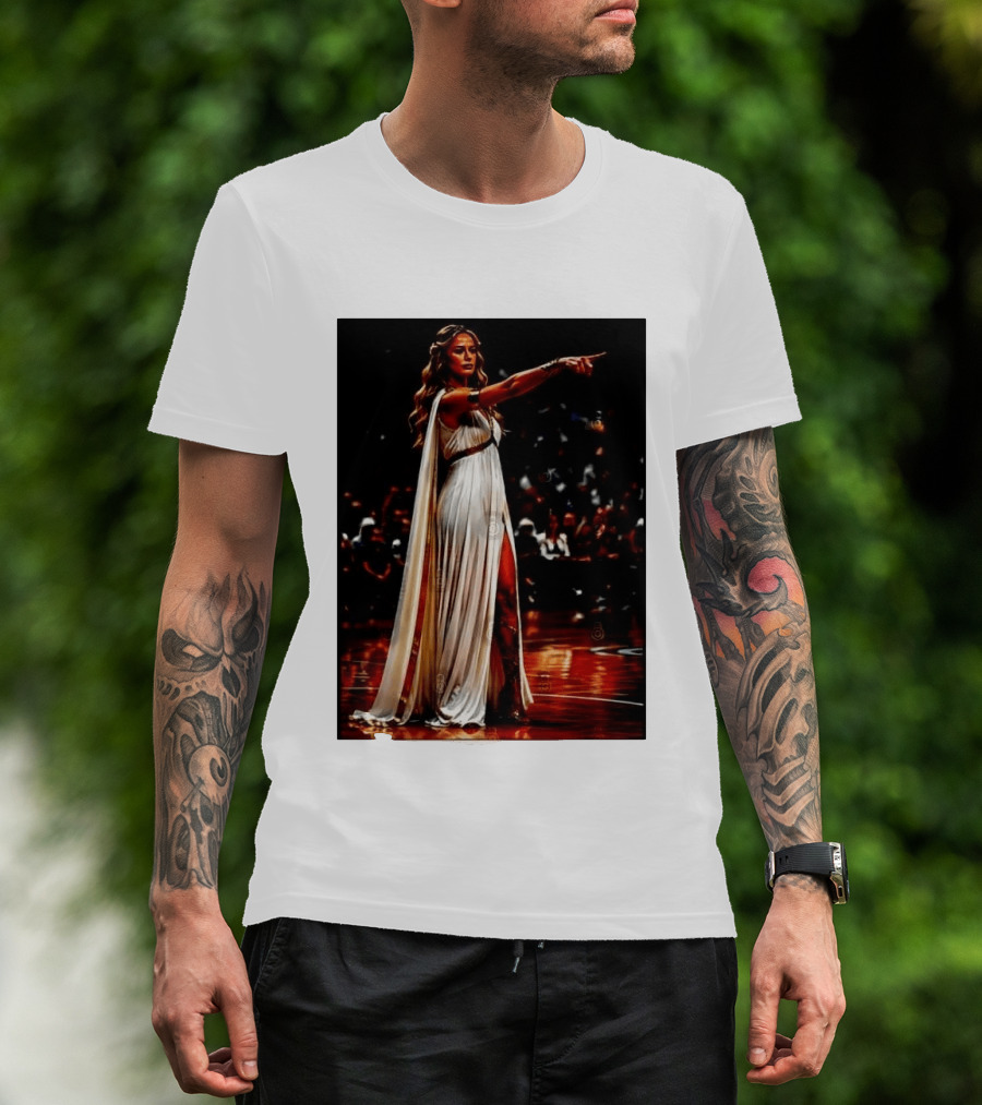 Sophia Cunningham WNBA Goddess Pointing Her Finger Basketball Victory Empowerment T-Shirt