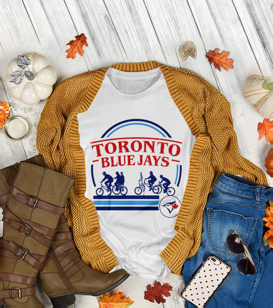 Toronto Blue Jays Stranger Things Bike Crew MLB 2026 T-Shirt