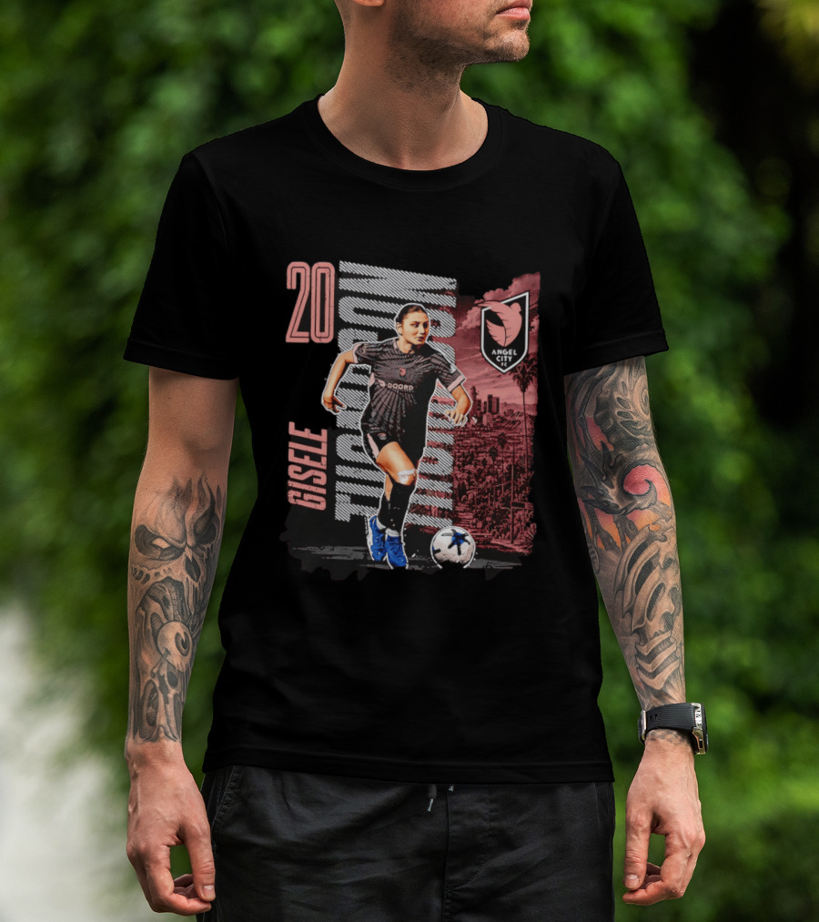 20 Gisele Thompson Angel City FC Soccer Skyline T-Shirt
