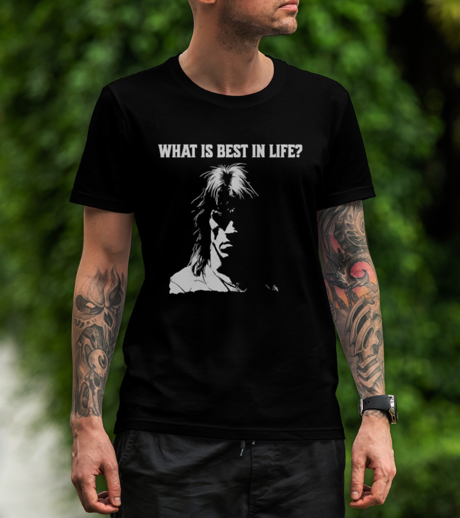 What Is Best In Life Conan The Barbarian T-Shirt