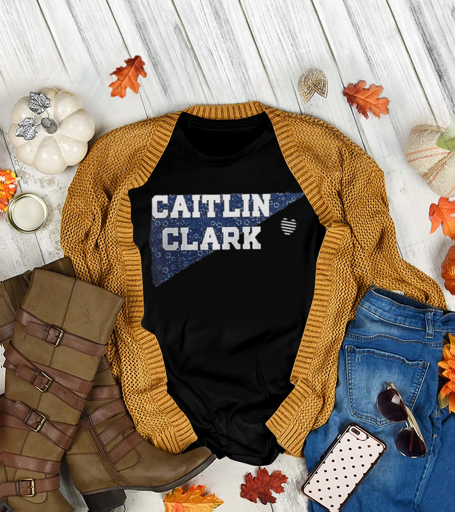 Indiana Fever Caitlin Clark Number 22 Limited Edition Football Caitlin Clark Text Heart T-Shirt