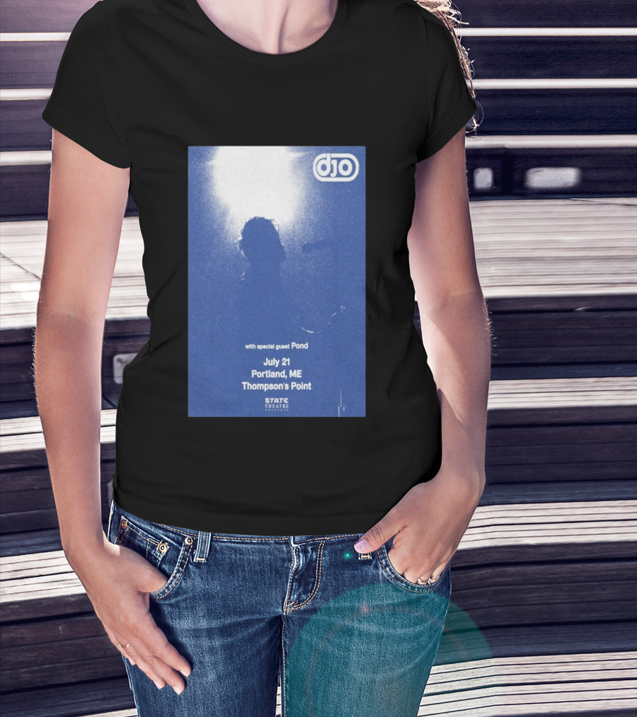 Djo July 21 Portland ME Thompson's Point State Theatre With Special Guest Pond T-Shirt