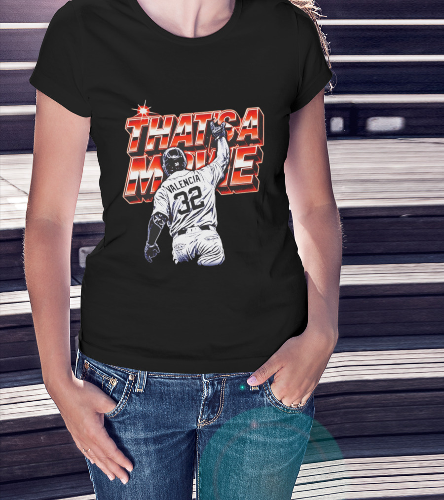Eduardo Valencia 32 Detroit Tigers That's A Movie T-Shirt