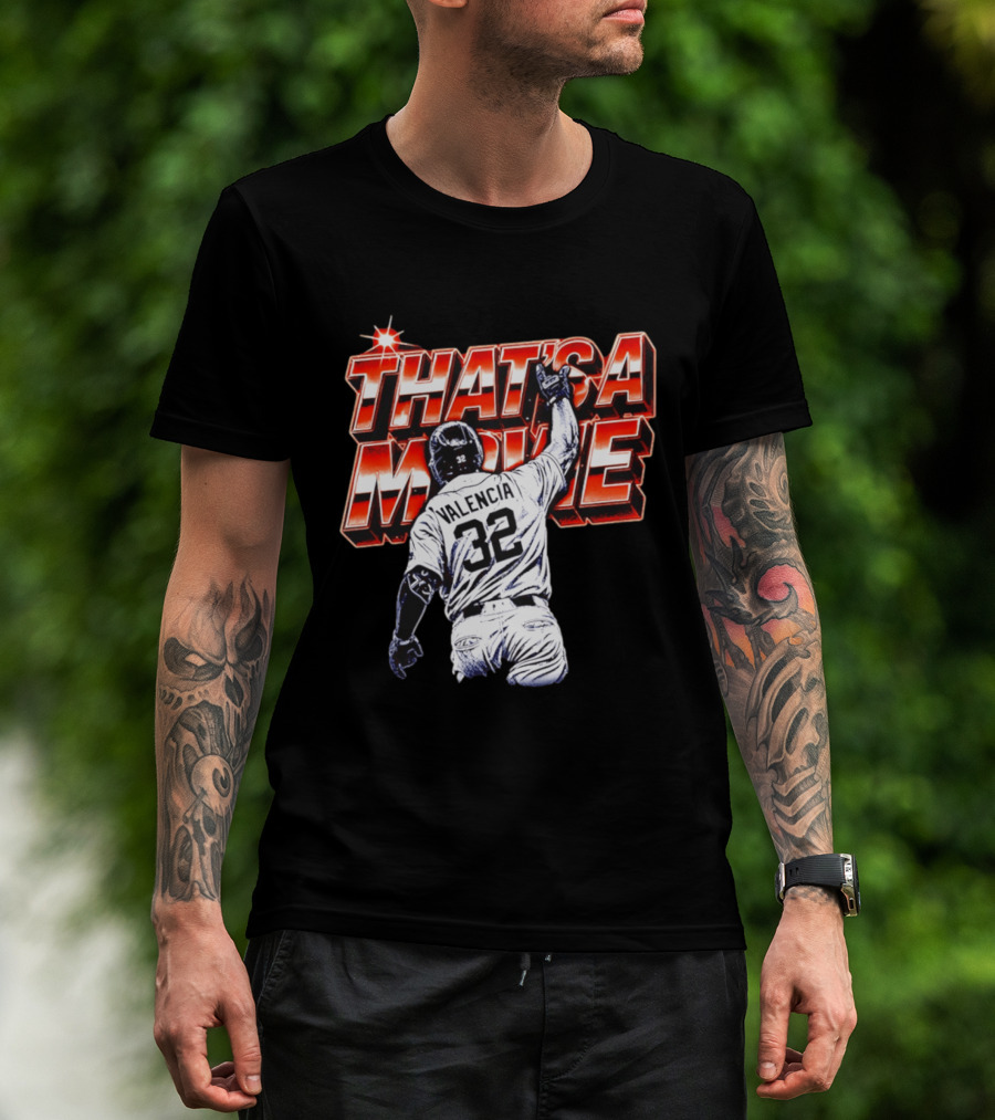 Eduardo Valencia 32 Detroit Tigers That's A Movie T-Shirt