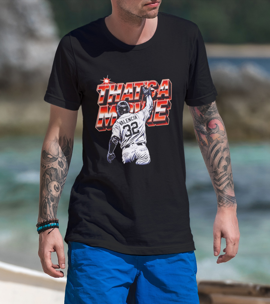Eduardo Valencia 32 Detroit Tigers That's A Movie T-Shirt