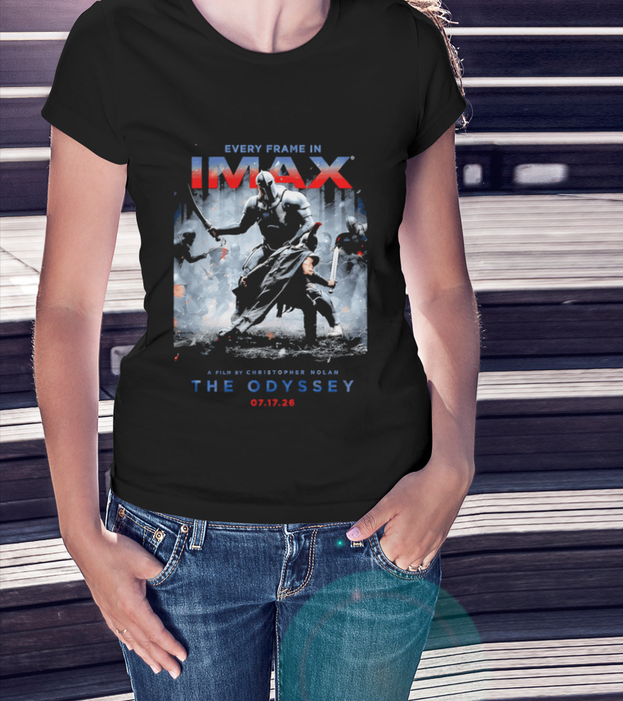 Every Frame In IMAX A Film By Christopher Nolan The Odyssey 07.17.26 T-Shirt