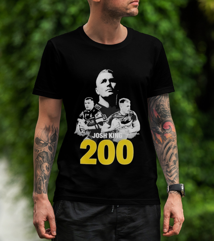 Josh King 200 Rugby Milestone T-Shirt