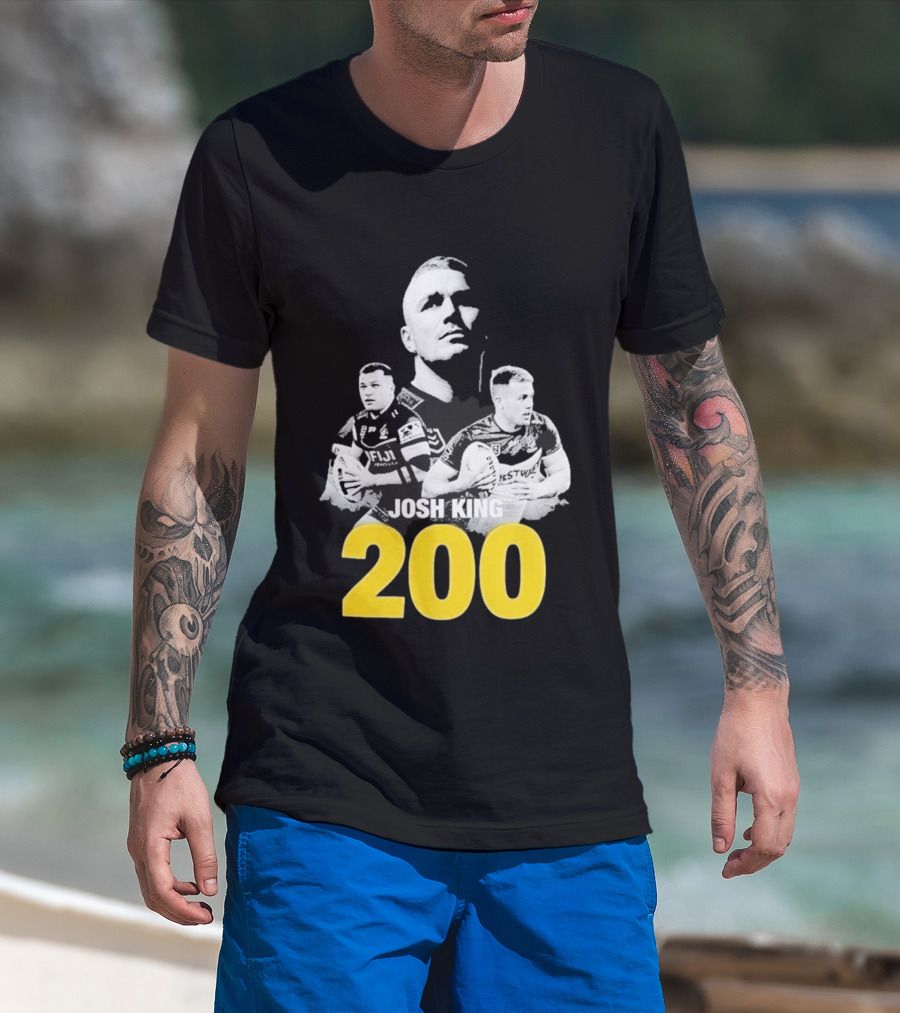 Josh King 200 Rugby Milestone T-Shirt
