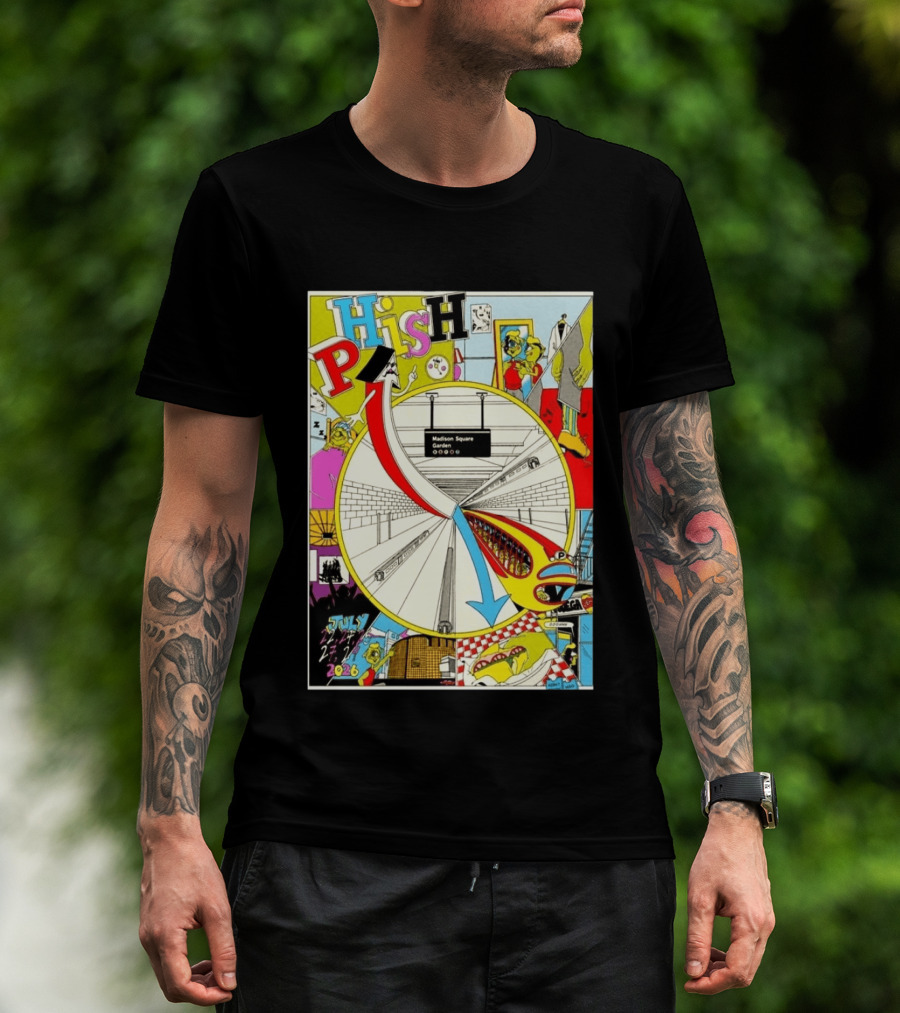 Phish Madison Square Garden NYC July 22 24 25 27 29 2026 T-Shirt