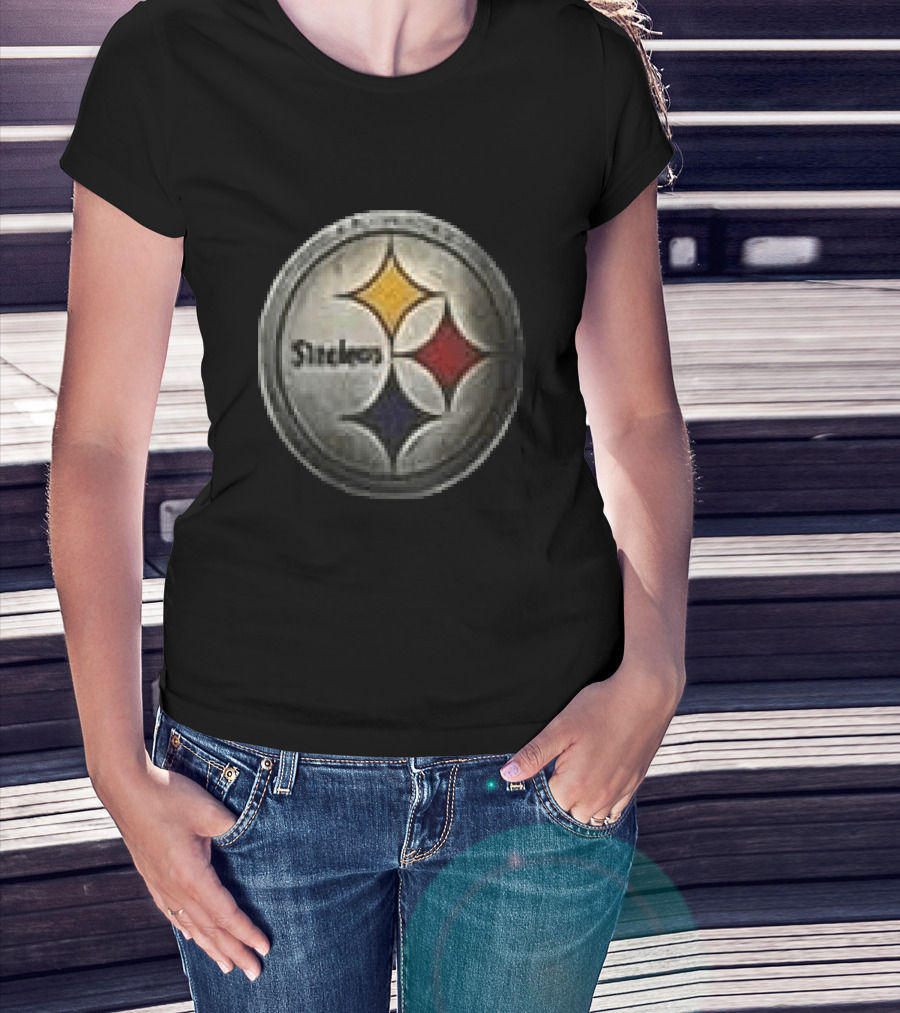 Pittsburgh Steelers Runs In My Blood Skeleton Steelers T-Shirt