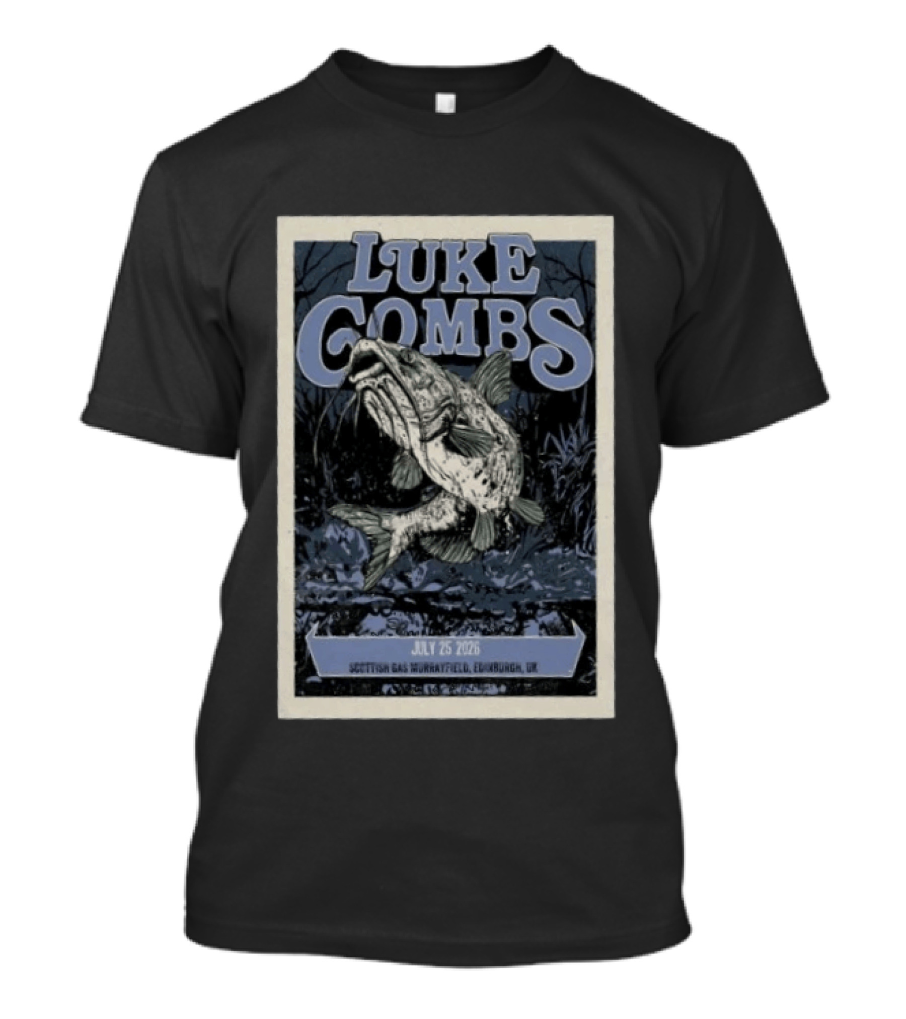 Luke Combs Scottish Gas Murrayfield Edinburgh UK July 25 2026 T-Shirt