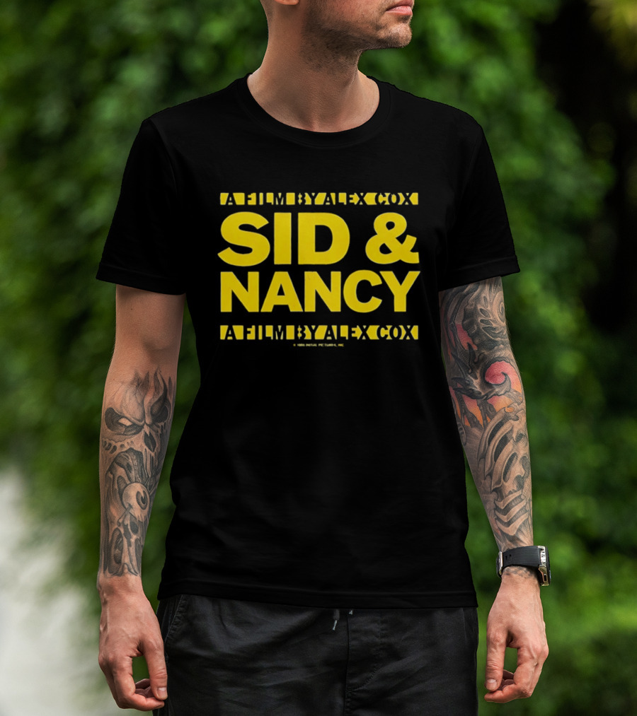 Sid & Nancy Movie Promo Yellow T-Shirt