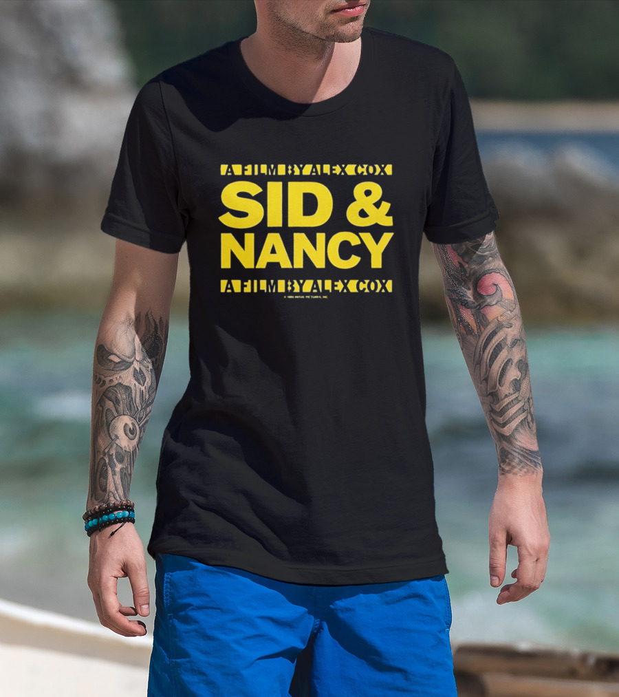Sid & Nancy Movie Promo Yellow T-Shirt