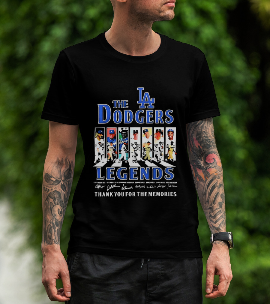 The Dodgers Legends Thank You For The Memories Icons LA T-Shirt