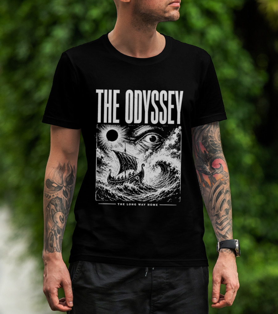 The Odyssey The Long Way Home Greek Mythology Sea Adventure T-Shirt