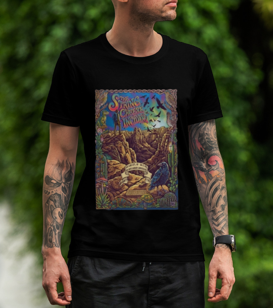 The String Cheese Incident Salt Lake City UT 7 22 2026 Red Butte Garden Amphitheatre T-Shirt