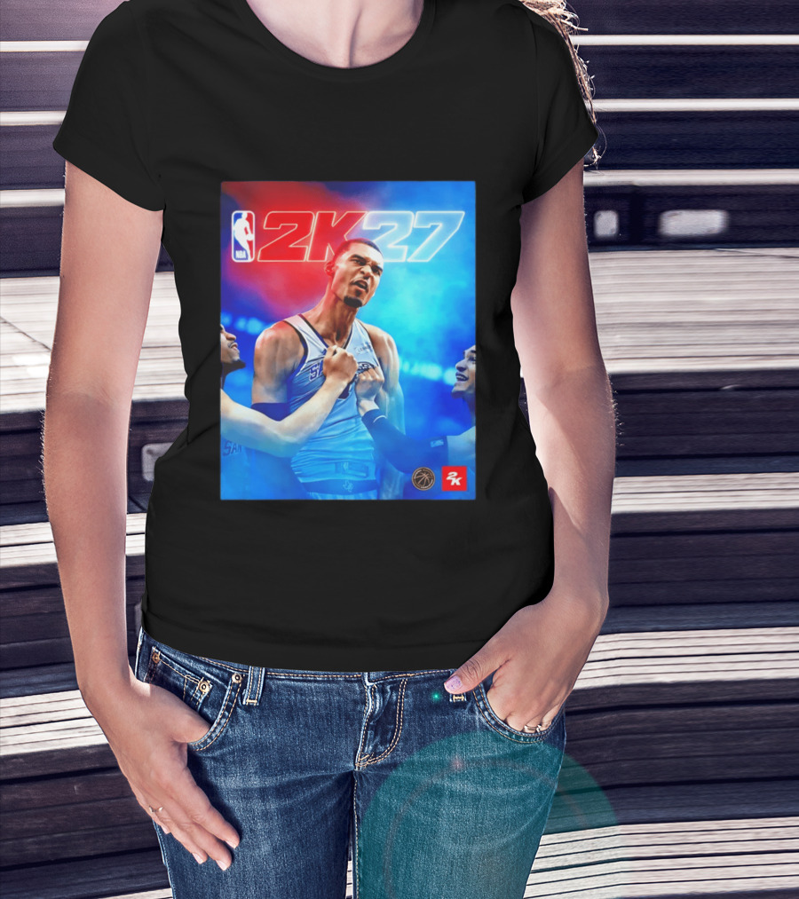 NBA 2K27 Victor Wembanyama San Antonio Spurs T-Shirt