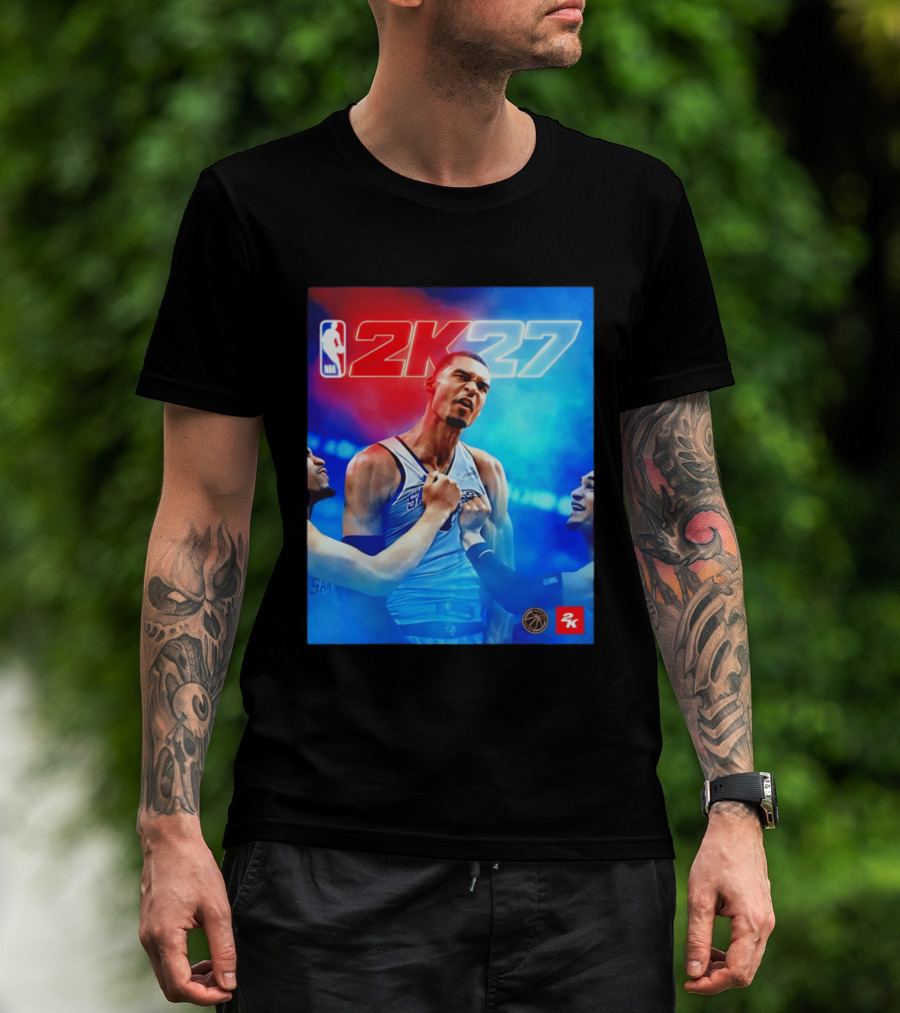 NBA 2K27 Victor Wembanyama San Antonio Spurs T-Shirt