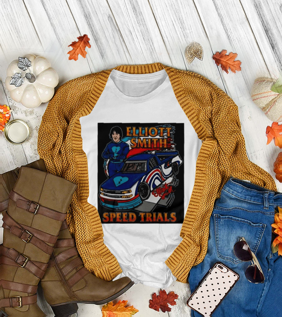 Elliott Smith Speed Trials Racing Car T-Shirt